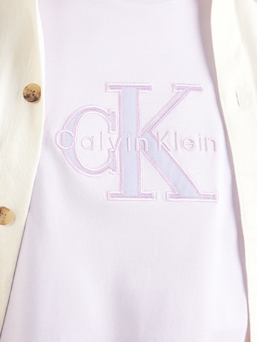 Calvin Klein Jeans Normální Tričko – fialová