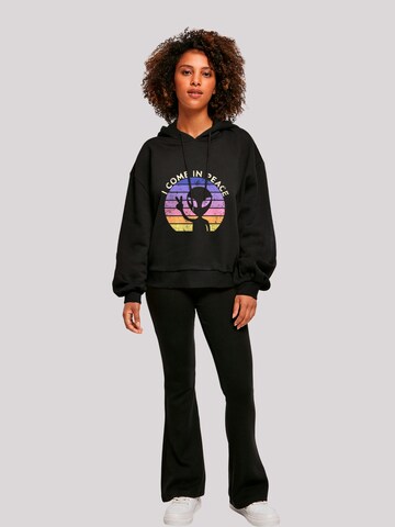 F4NT4STIC Sweatshirt 'Alien Peace Sunset' in Black
