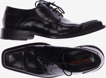 LLOYD Flats & Loafers in 43 in Black: front