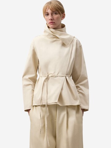 Adolfo Dominguez Jacke in Beige: Vorderseite