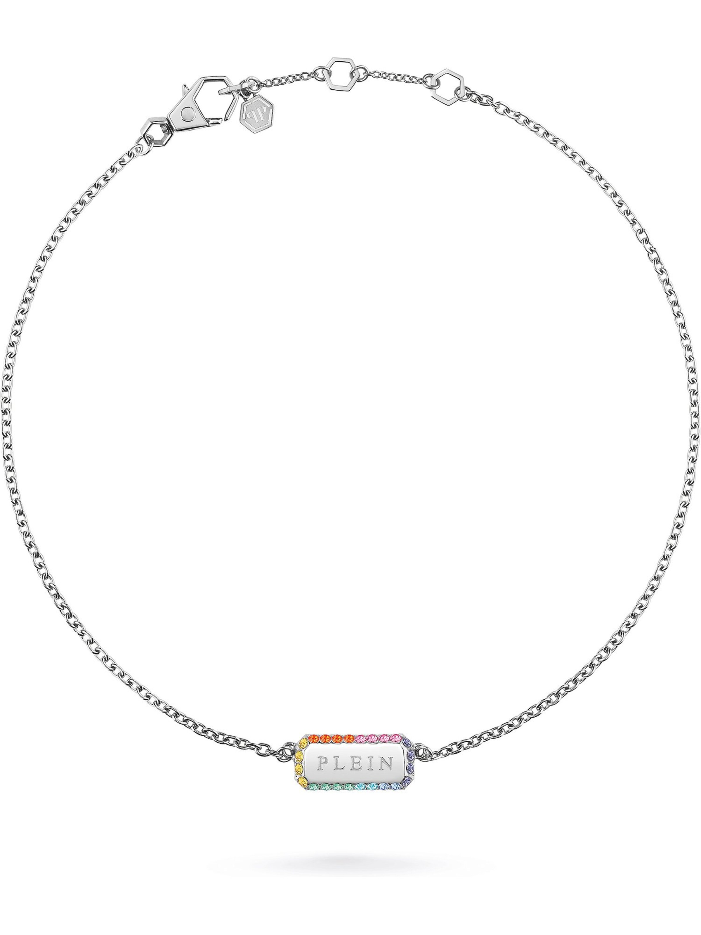 Chaîne Philipp Plein en argent : devant