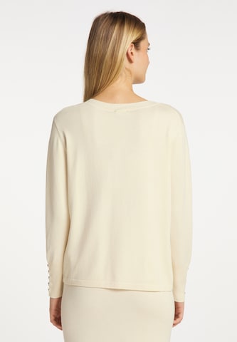 DreiMaster Klassik Sweater in White