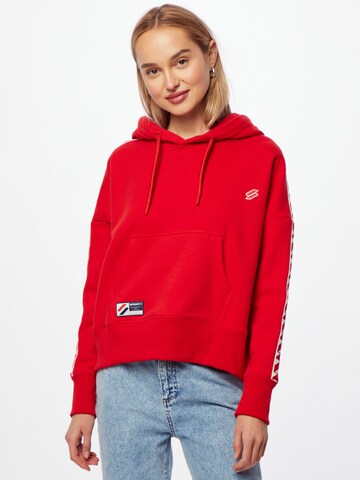 Superdry Sweatshirt in Rood: voorkant