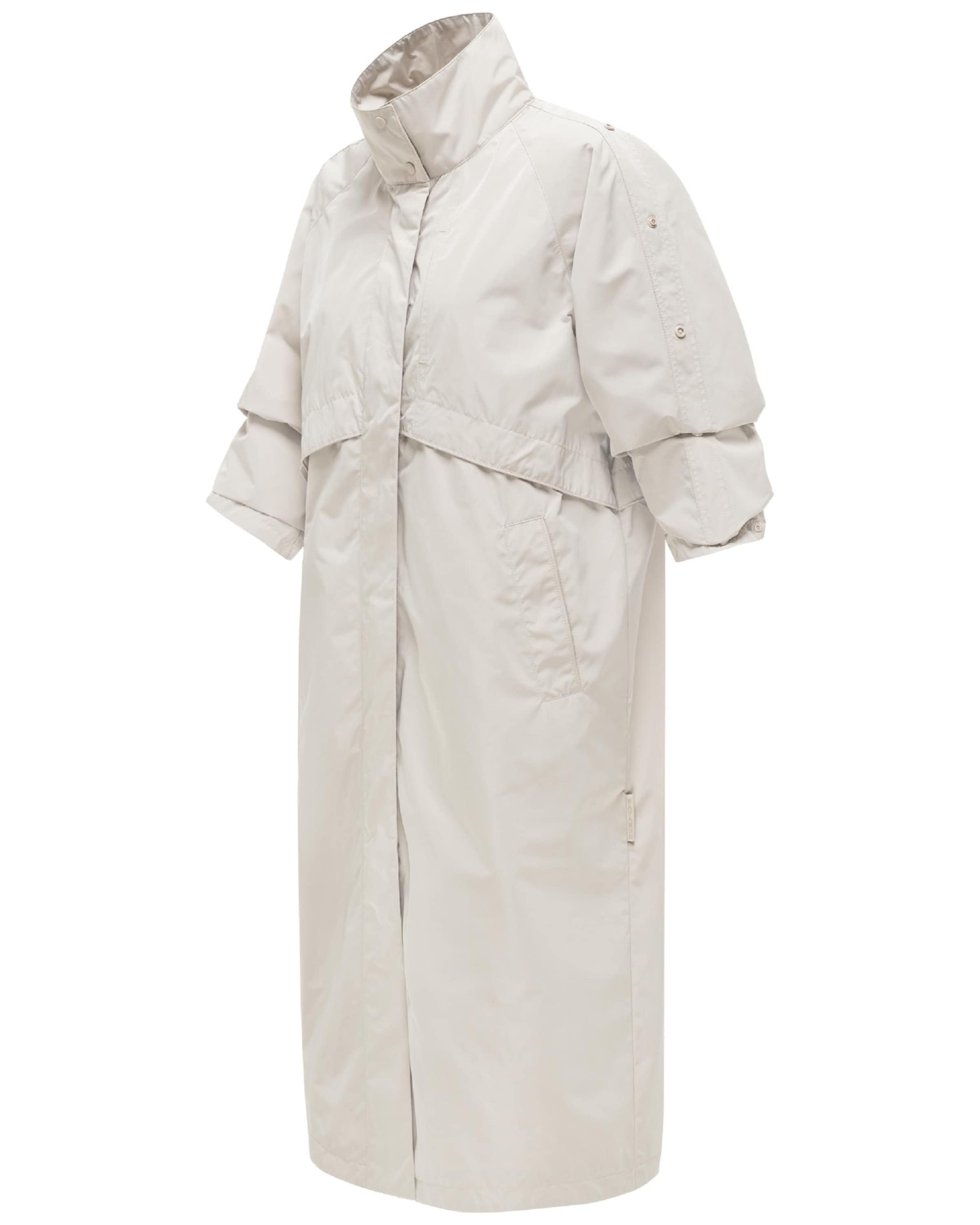 NAVAHOO Mantel 'Zenblüte 14' in Beige