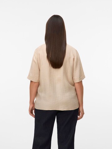 Vero Moda Curve Blouse 'VMCHeaven' in Beige