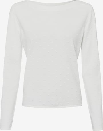 zero Sweater in White: front