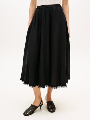 Jupe TOMMY HILFIGER en noir : devant