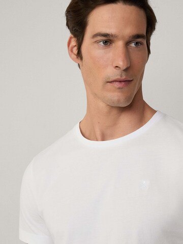 Hackett London T-Shirt 'PIMA COTTON TEE ' in Weiß