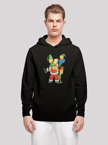 F4NT4STIC Sweatshirt 'The Simpsons' in Schwarz: predná strana