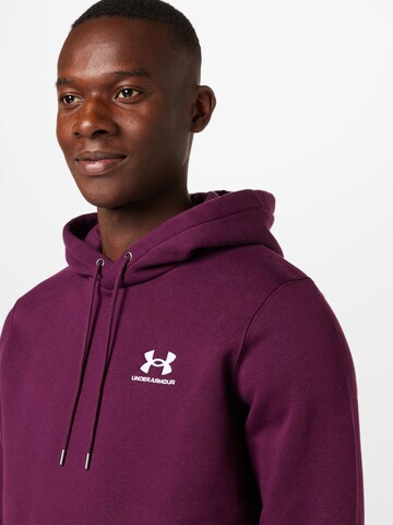 UNDER ARMOUR Αθλητική μπλούζα φούτερ 'Essential' σε λιλά