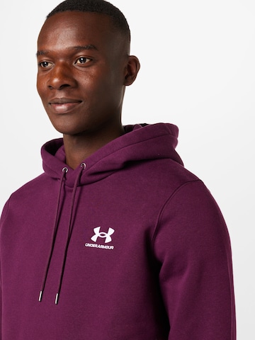 UNDER ARMOUR Sportsweatshirt 'Essential' in Lila