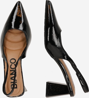 Bianco Дамски обувки на ток с отворена пета 'MARALYN' в черно