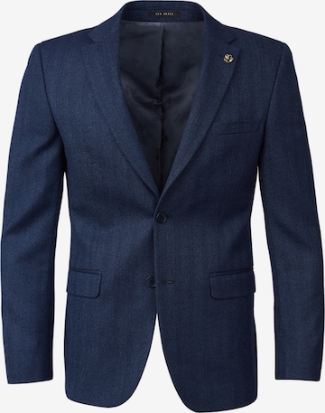 Ted Baker Slim Fit Forretningsjakke 'Herringbone' i blå: forside