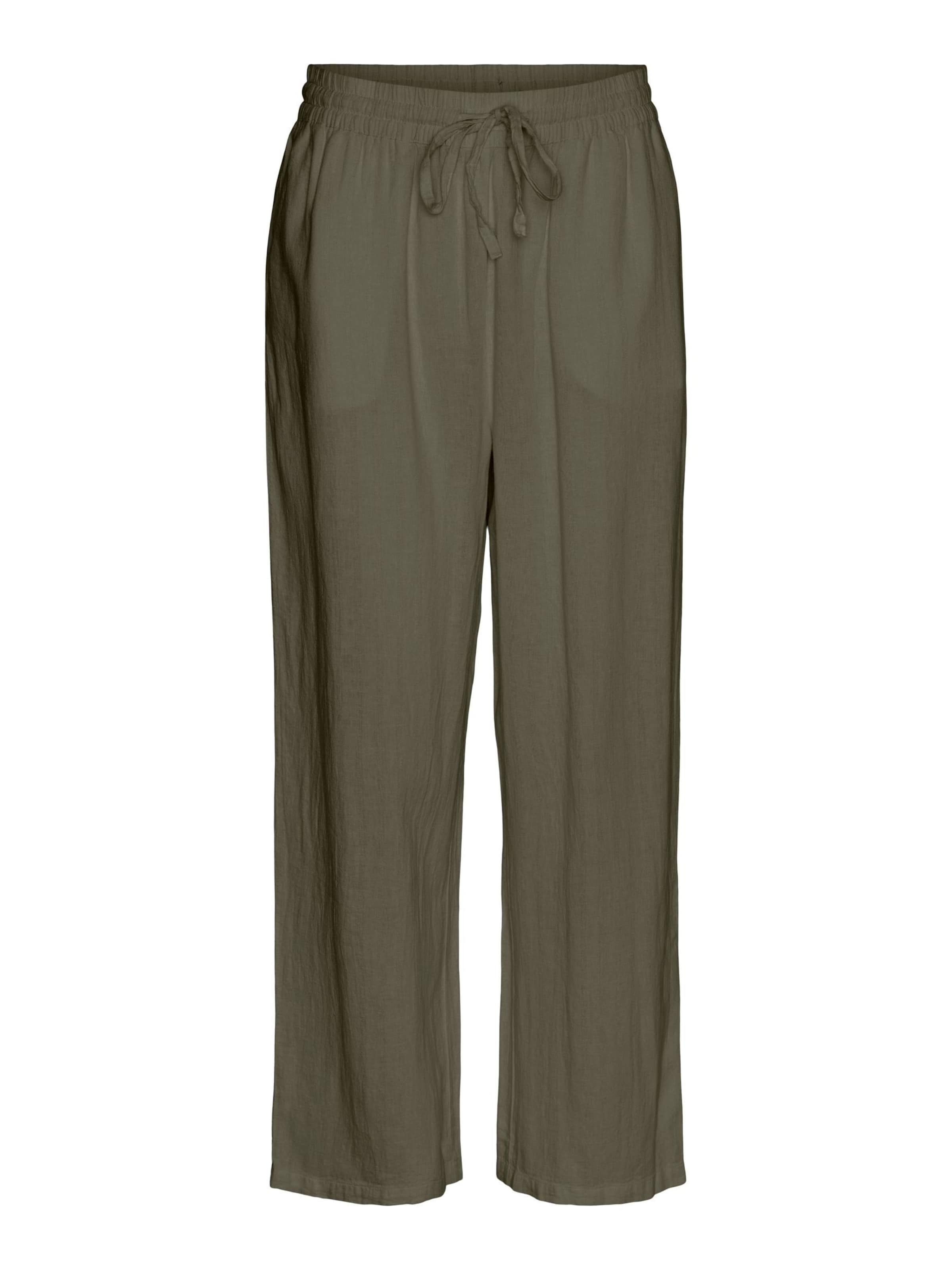 VERO MODA Trousers 'VMLinn' in Green: front