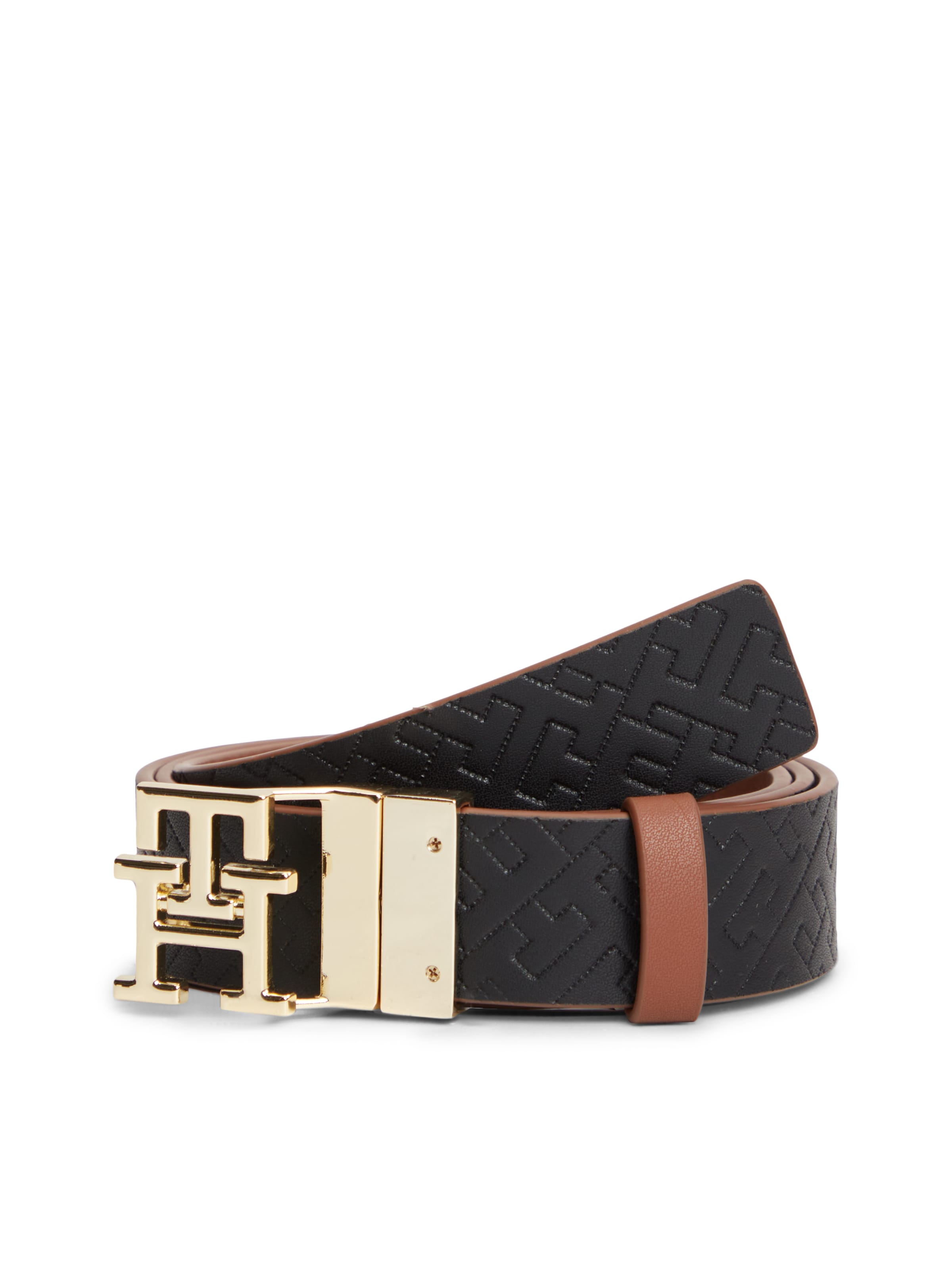 TOMMY HILFIGER - Cinturón en negro: frente