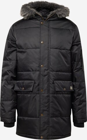 Manteau d’hiver Gianni Kavanagh en noir : devant