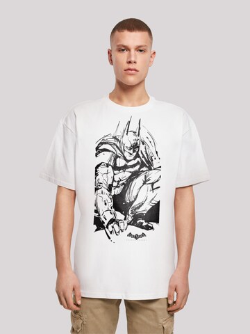 F4NT4STIC T-Shirt 'DC Comics Batman Arkham Knight' in Weiß: Vorderseite