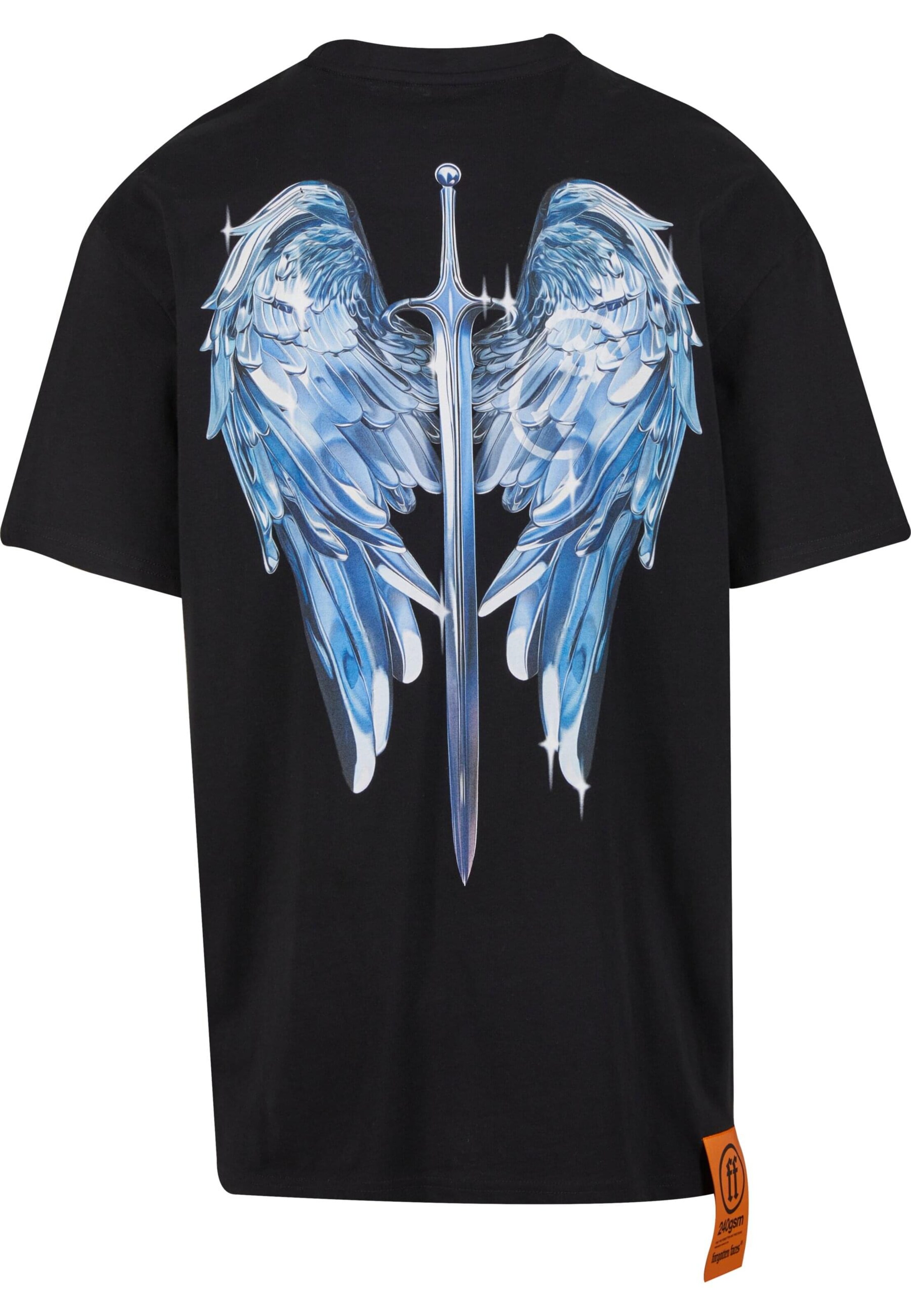 Forgotten Faces T-Shirt 'Dagger Wings' in Schwarz