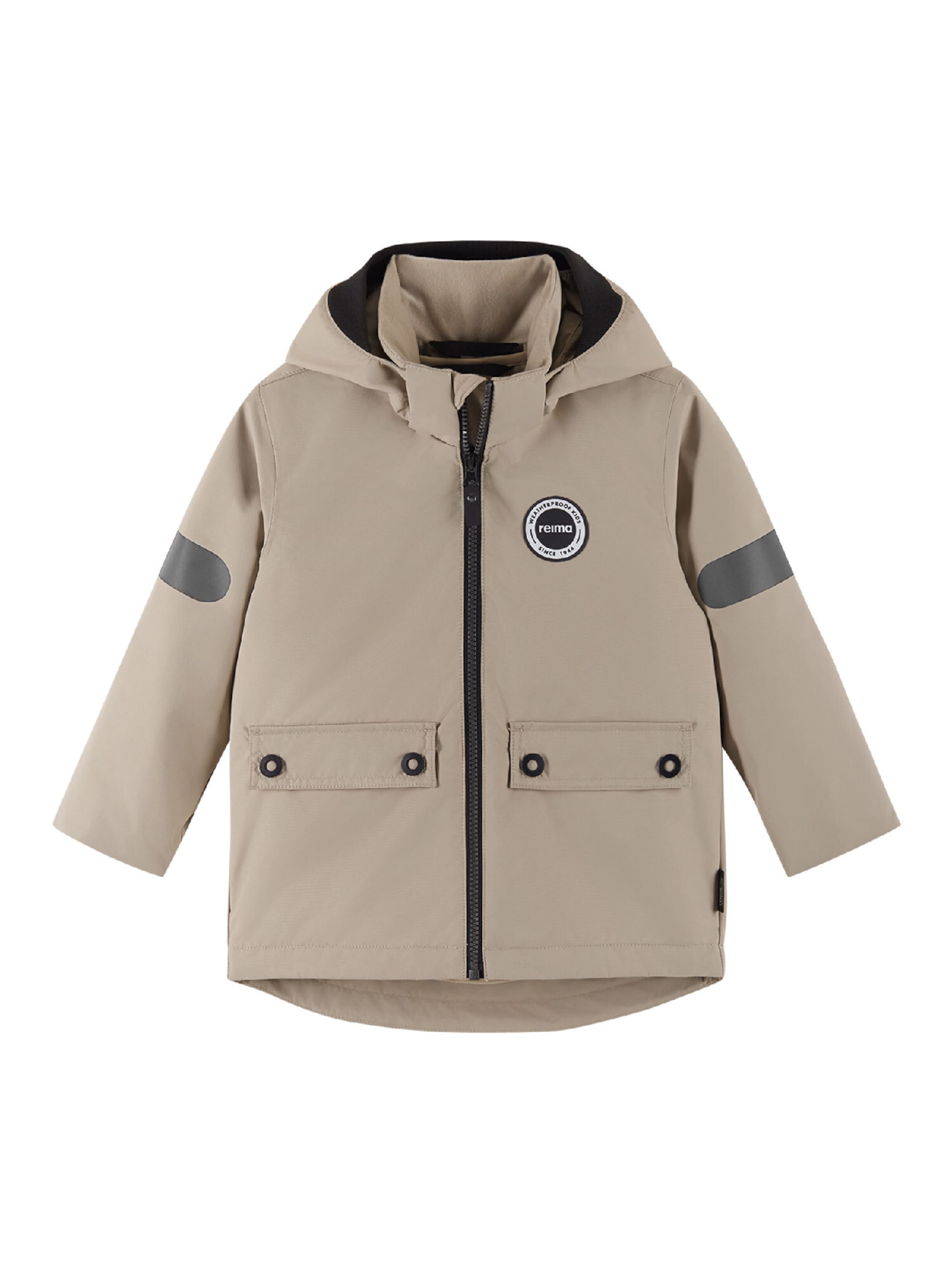 Reima Functionele jas 'Sydvest' in Beige: voorkant