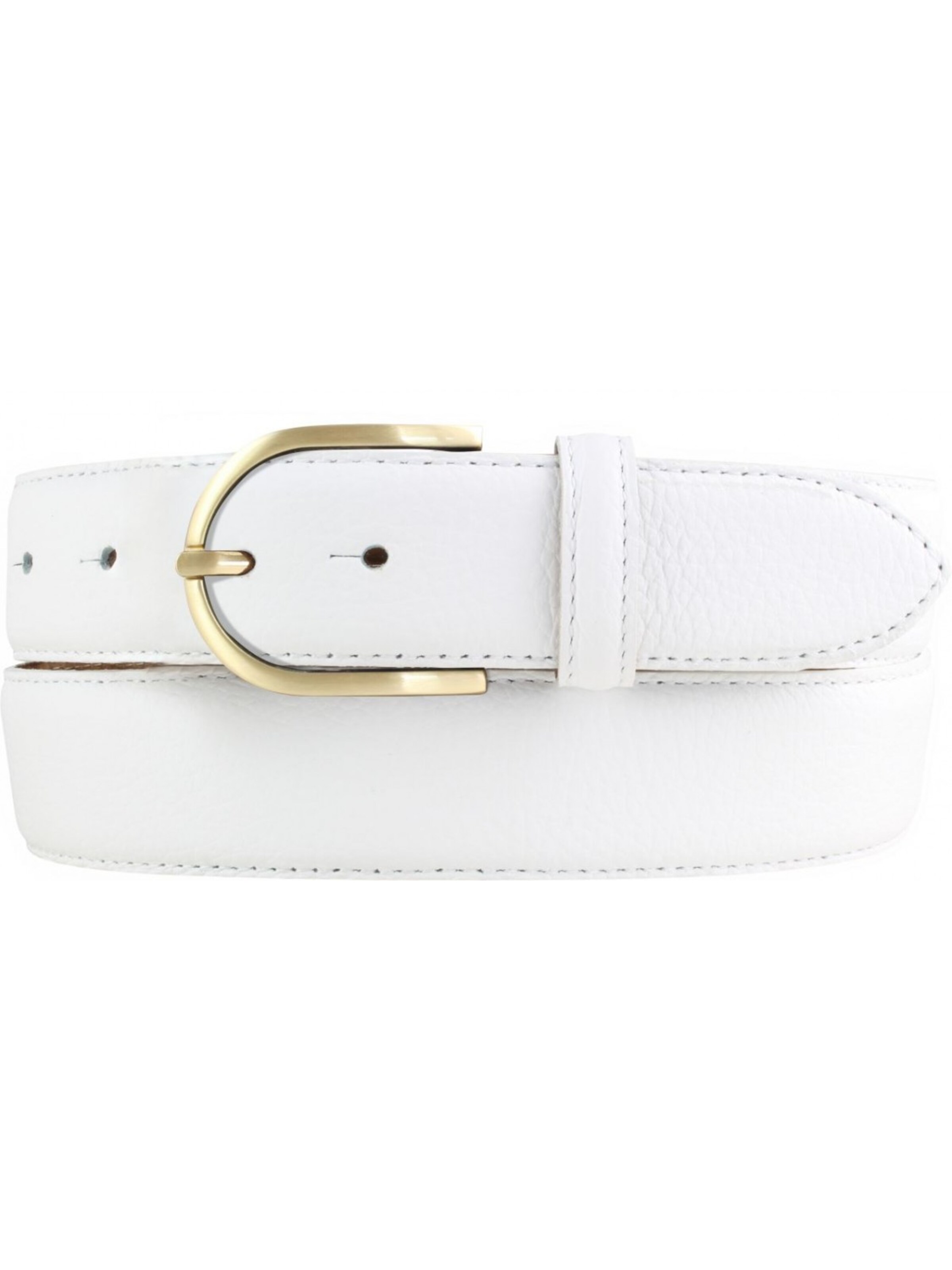 BELTINGER Belt 'Antonio' in White: front