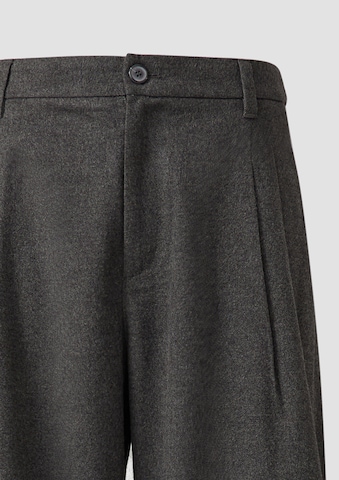 Wide Leg Pantalon à pince s.Oliver en gris