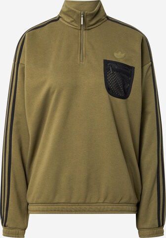 ADIDAS ORIGINALS Sweatshirt in Green: front