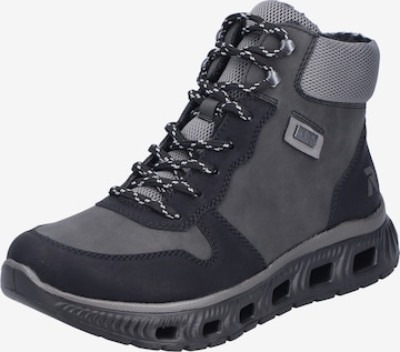Stivaletto stringato di Rieker in grigio: frontale