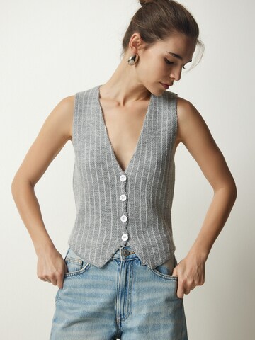 Happiness İstanbul Πλεκτό γιλέκο σε γκρι