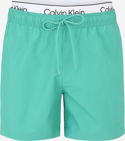 Calvin Klein Swimwear Plavecké šortky - zelená / čierna / biela, Produkt
