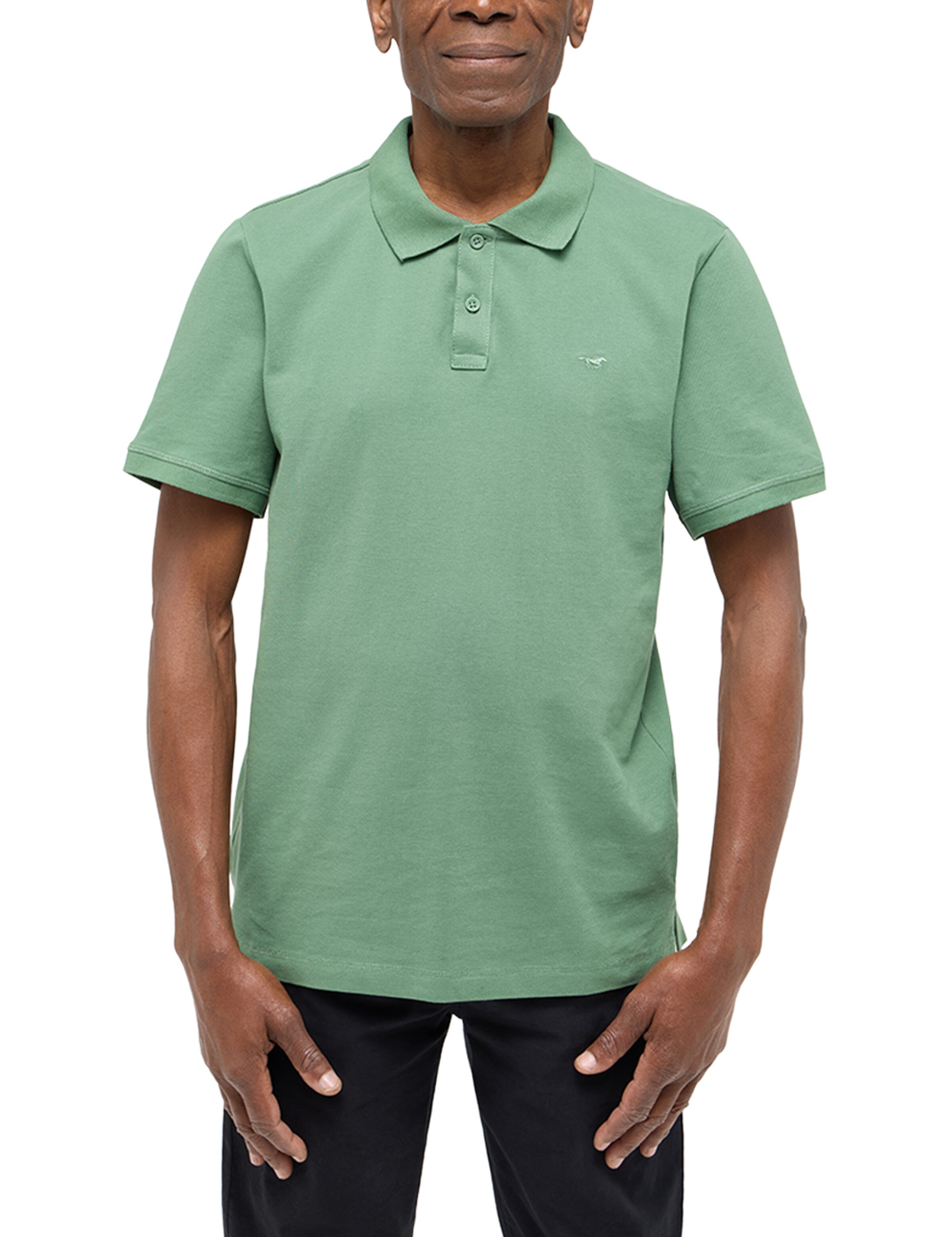 MUSTANG Shirt in Green: front
