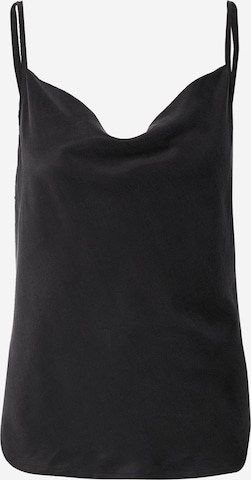 A LOT LESS Top 'Aurelia' in Black: front