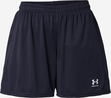 UNDER ARMOUR - regular Pantalón deportivo 'Challenger' en negro: frente