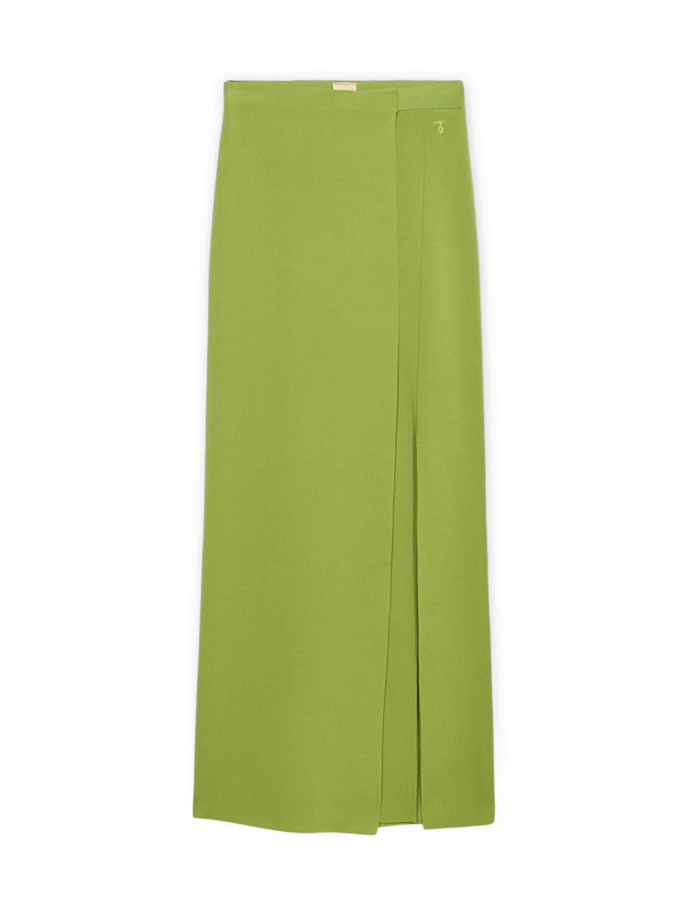 Trussardi - Falda en verde: frente