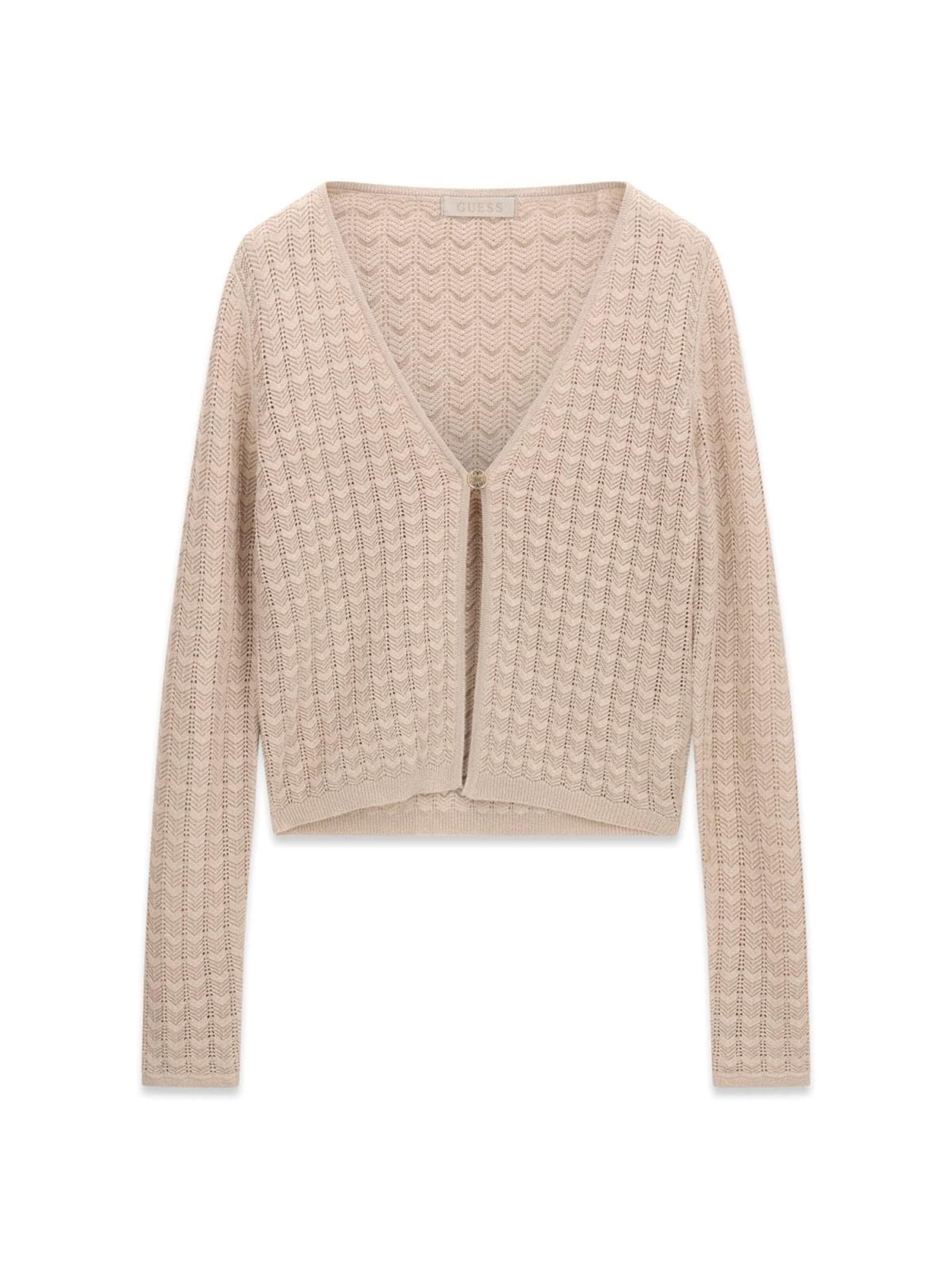 GUESS Strickjacke in Grau: Vorderseite