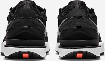melns Nike Sportswear Zemie brīvā laika apavi 'Waffle One'