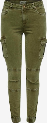 Pantaloni cargo 'MISSOURI' di ONLY in verde: frontale