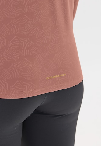 ENDURANCE Functioneel shirt 'Peipah' in Rood
