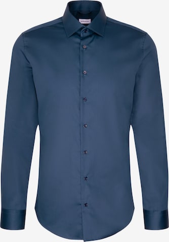 SEIDENSTICKER Overhemd in Blauw: voorkant