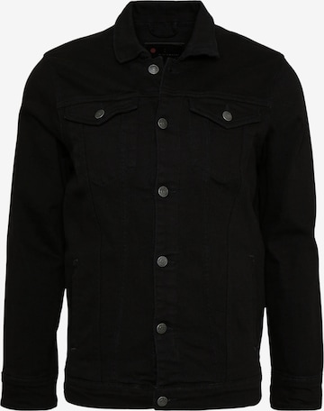 Denim Project Between-Season Jacket ' DP Kash ' in Black: front