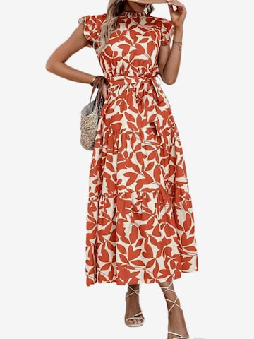 Yesfashion Kleid in Orange: Vorderseite