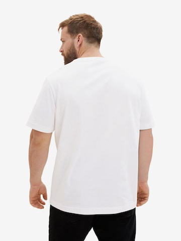 T-Shirt TOM TAILOR Men + en blanc