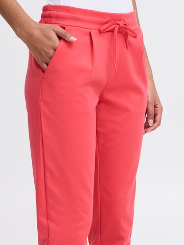 ICHI Tapered Bukser 'KATE' i pink