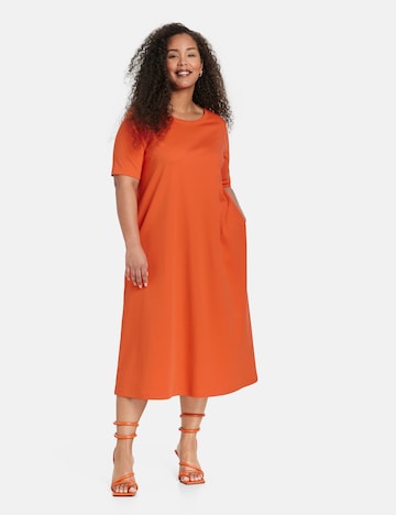 SAMOON Dress in Orange