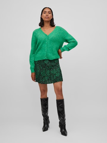 VILA Knit Cardigan 'Jamina' in Green