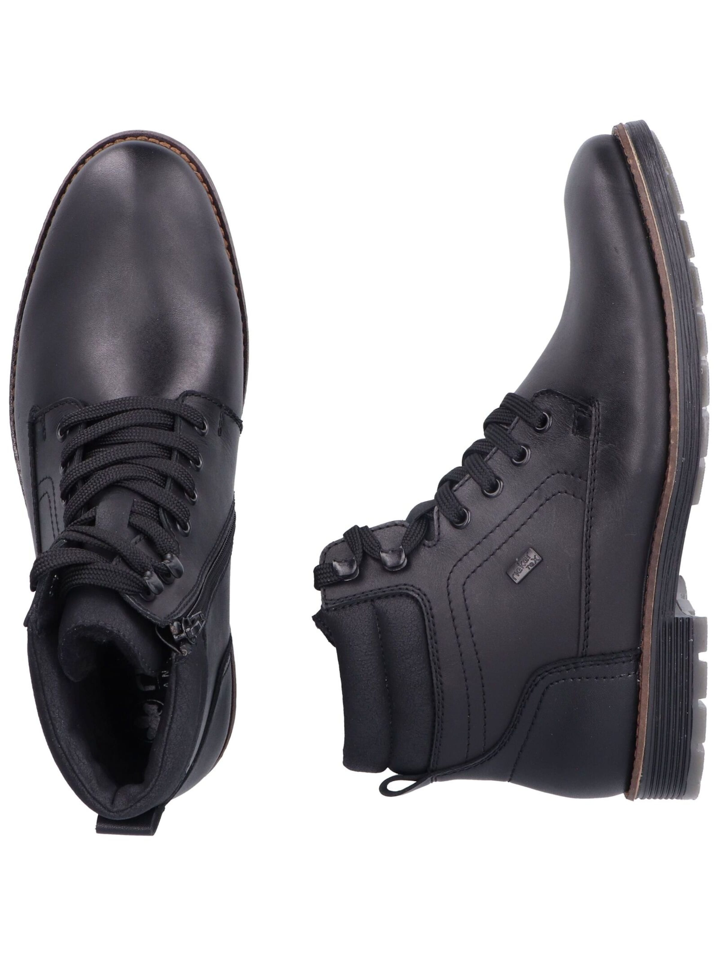 Rieker Schnürboots in Schwarz