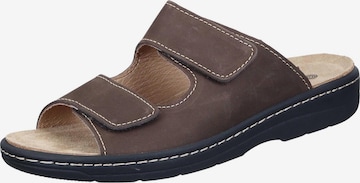 DR. BRINKMANN Pantolette 'Chelva' in Braun: Vorderseite