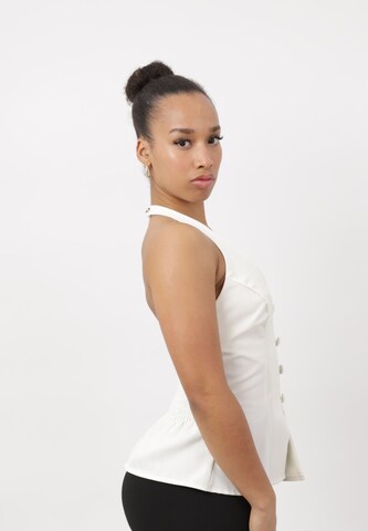 Elara Top in Beige