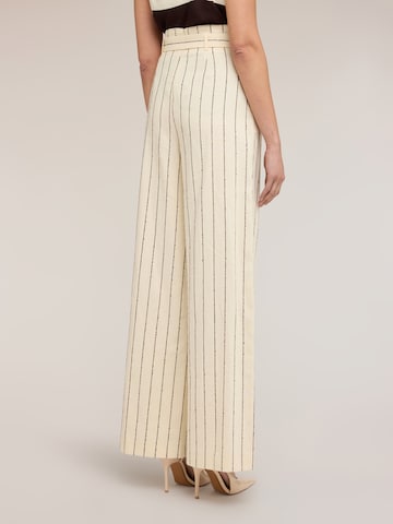 MOTIVI Wide leg Trousers in Beige