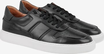 Desa Slip-ons 'Schnürschuhe' in Black: front