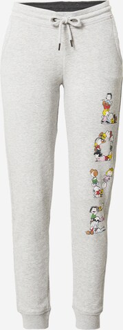 Vintage Supply Tapered Hose 'LOVE PEANUTS' in Grau: predná strana